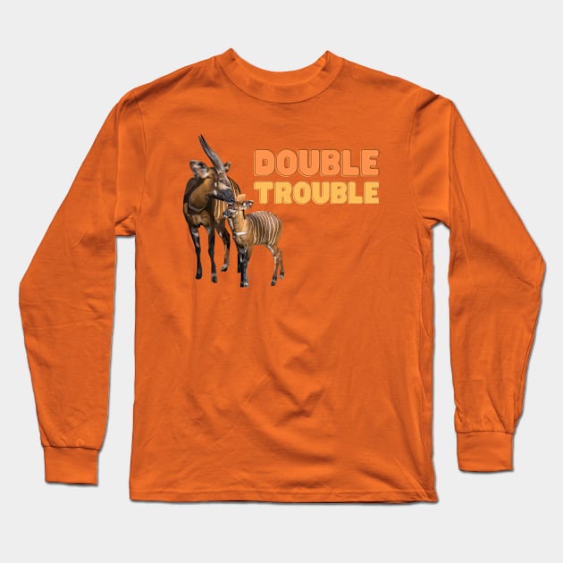 Double Trouble Long Sleeve T-Shirt by Finn Dixon